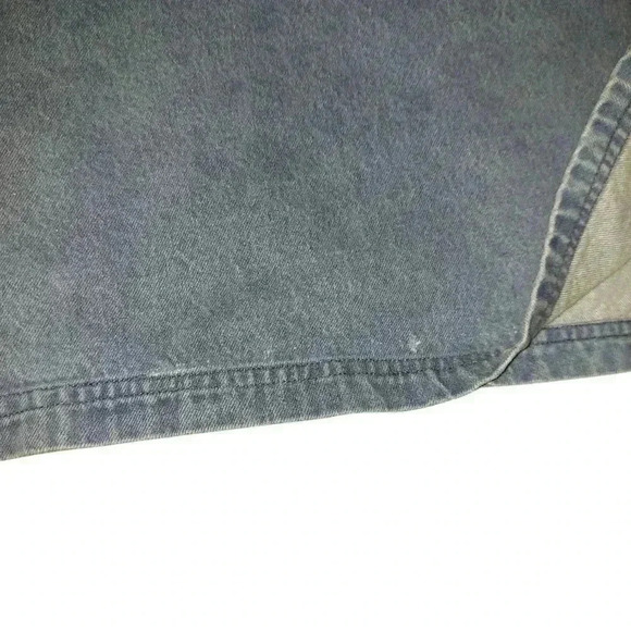 Vintage Hummingbird Denim The Blue Floral Embroidered Barn Chore Jacket - Picture 5 of 7